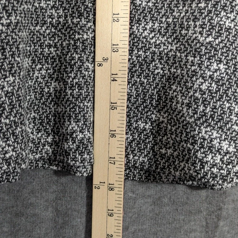 Ann Taylor Loft Womens‎ Fit and Flare Black White Short Mini Skirt Size 14